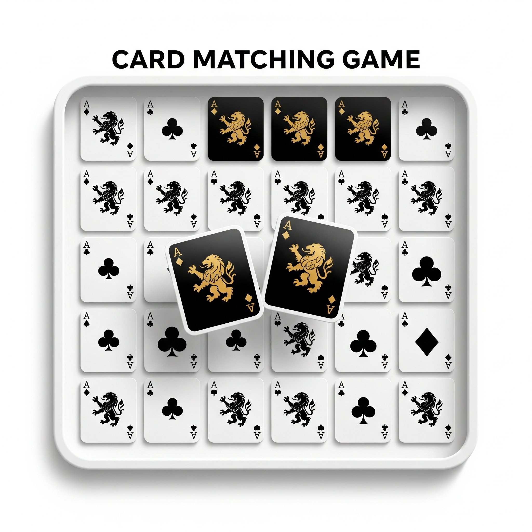 card matching game